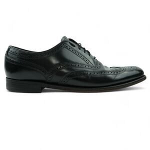 Florsheim Dress Shoes Mens 10.5 D Black Leather Lexington 20381 Wingtip Oxford